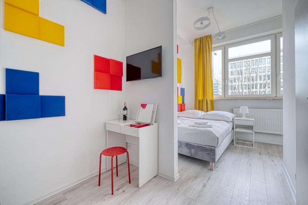 Postel nebo postele na pokoji v ubytování Level Rooms