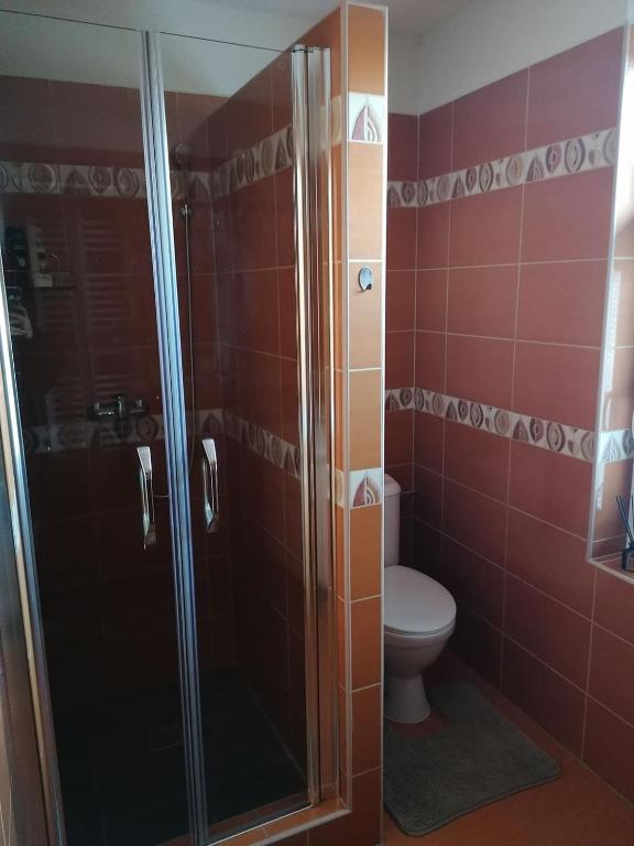 Kúpeľňa v ubytovaní Apartmán Trstinka