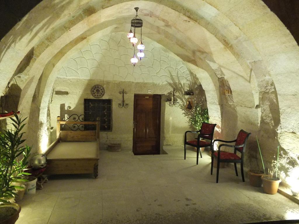 Posezení v ubytování Anatolia cave hotel Pension