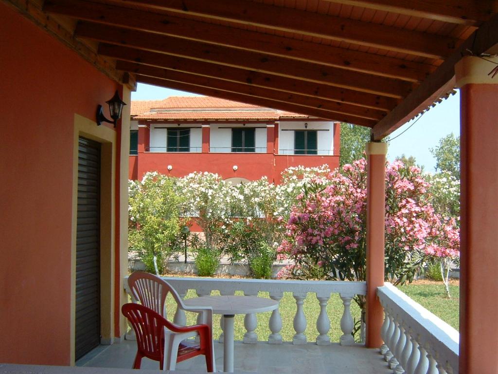Balkón nebo terasa v ubytování NEFELI House