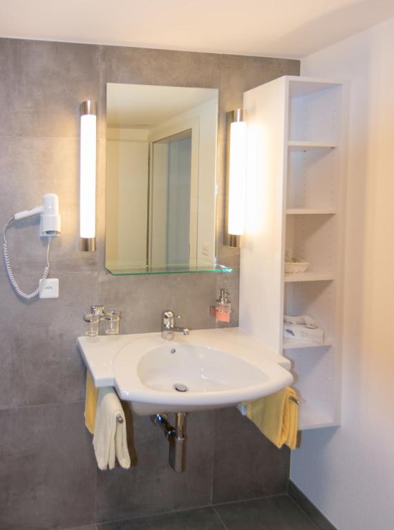 Koupelna v ubytování Hotel Portjengrat