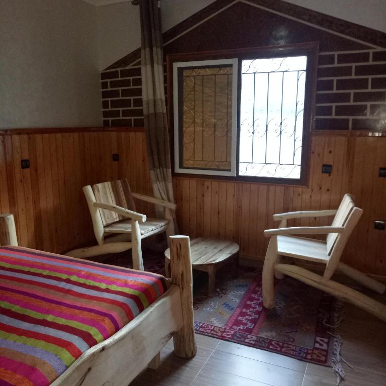 Area soggiorno di Mount Toubkal Lodge