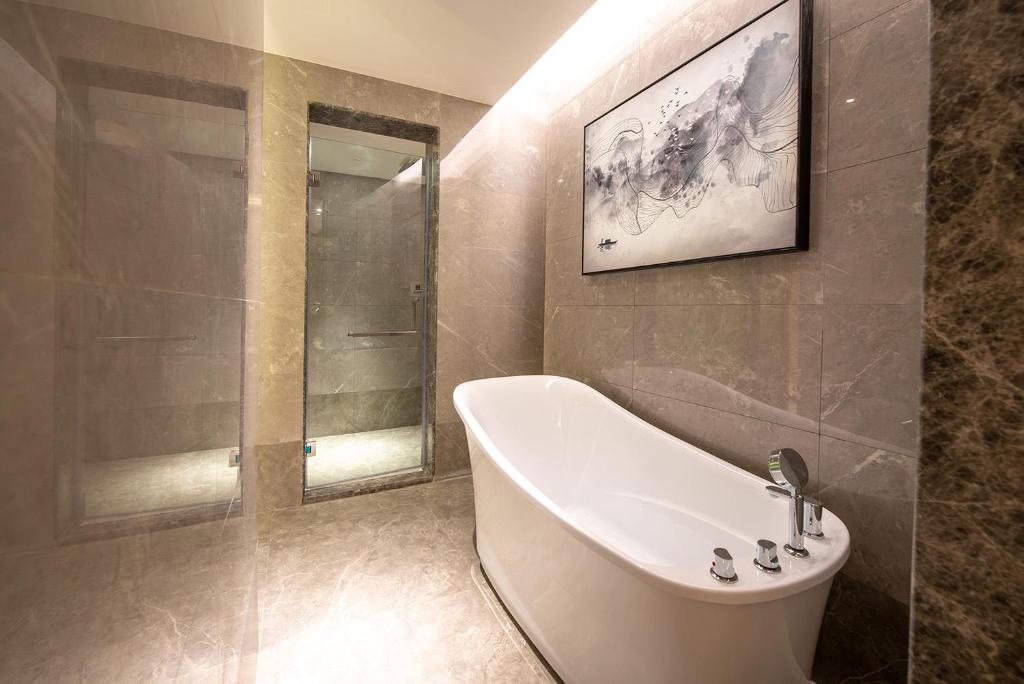 Koupelna v ubytování Metropolo Hotel-Guangzhou baiyunzhan jiangnan market canton fair phase free shuttle bus