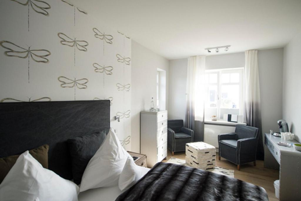 Posezení v ubytování Das 54 Grad Nord - Apartments & More