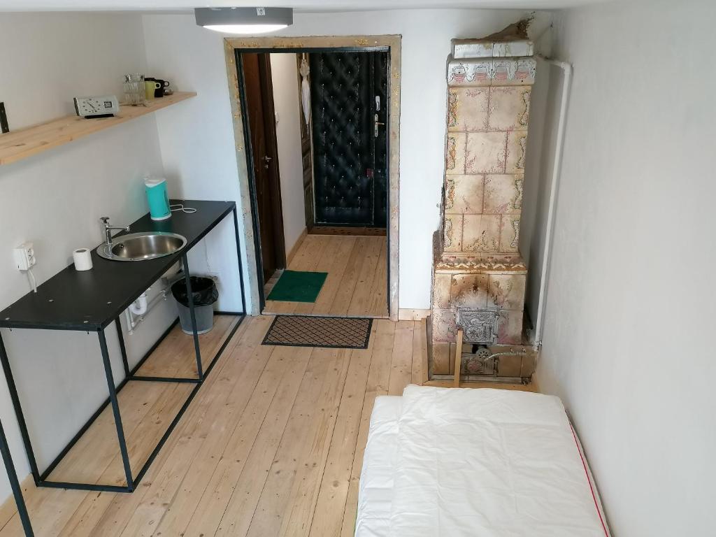 Kuchyň nebo kuchyňský kout v ubytování STudio54