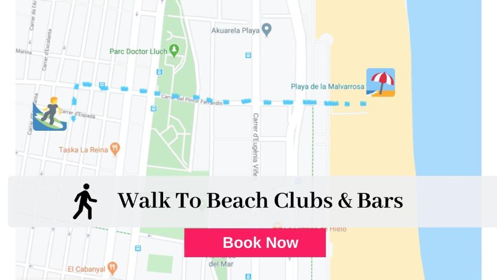 Best XL Valencia Beach Flat, Valencia – Bijgewerkte prijzen 2023