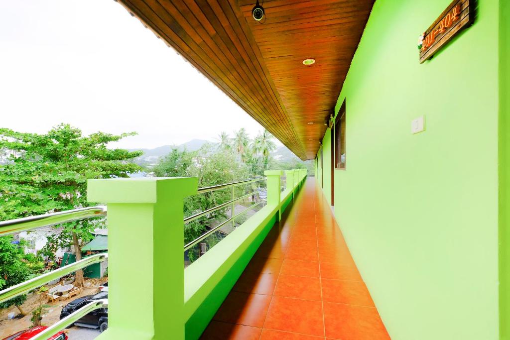 Balkón nebo terasa v ubytování Rak Samui Residence
