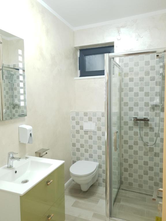 Koupelna v ubytování Villa George