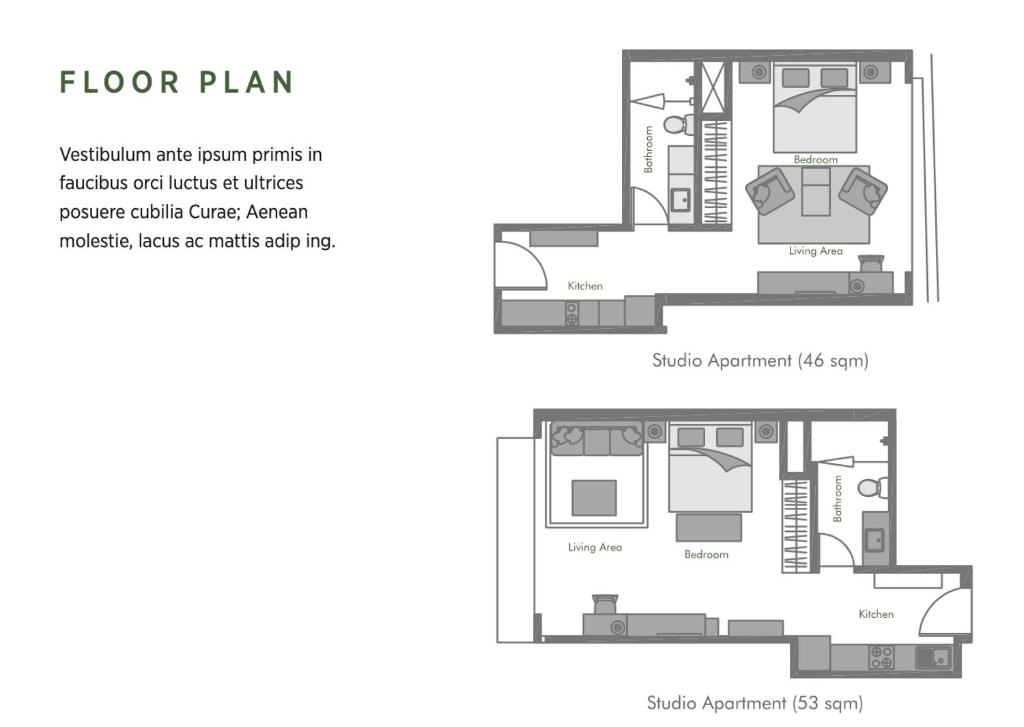 Oakwood Residence Sukhumvit Thonglor Bangkok - Weekly - Studio Deluxe
