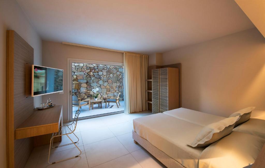 TV a/nebo společenská místnost v ubytování Domu Simius Life Style Hotel