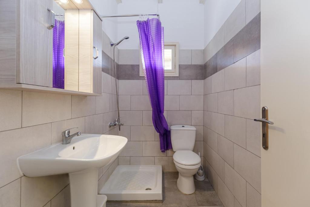 Koupelna v ubytování Dragana apartments