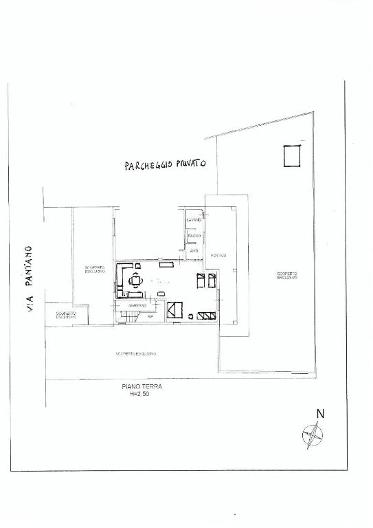 Půdorys ubytování B&B Baratoff