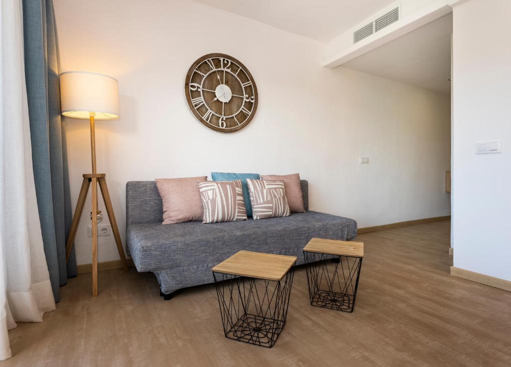 Posezení v ubytování Apartamentos S'Olivera