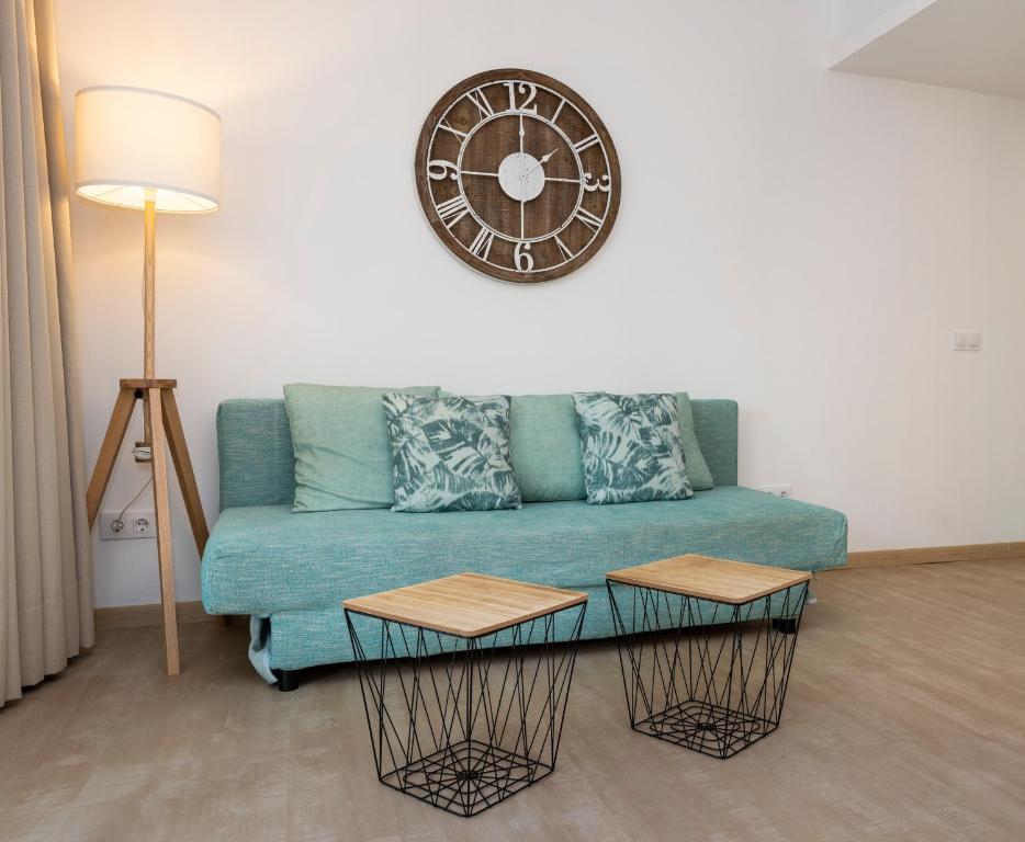 Posezení v ubytování Apartamentos S'Olivera