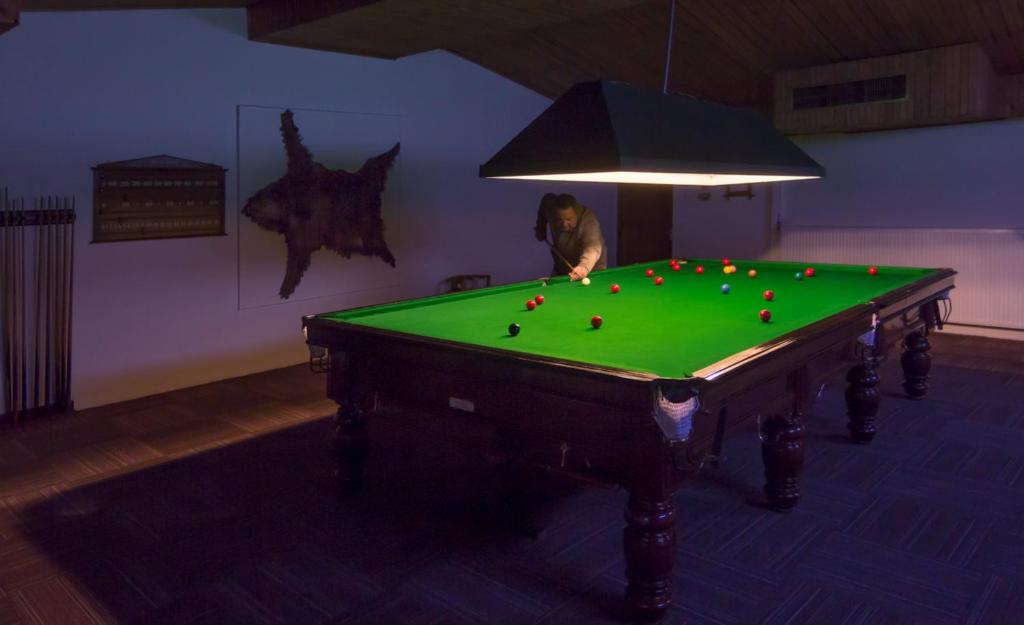Biliár nebo kulečník v ubytování Pahalgam Hotel