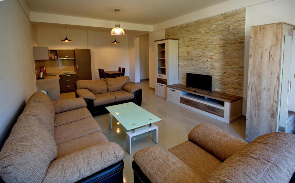 Seating area sa Apartment Dobrota-1