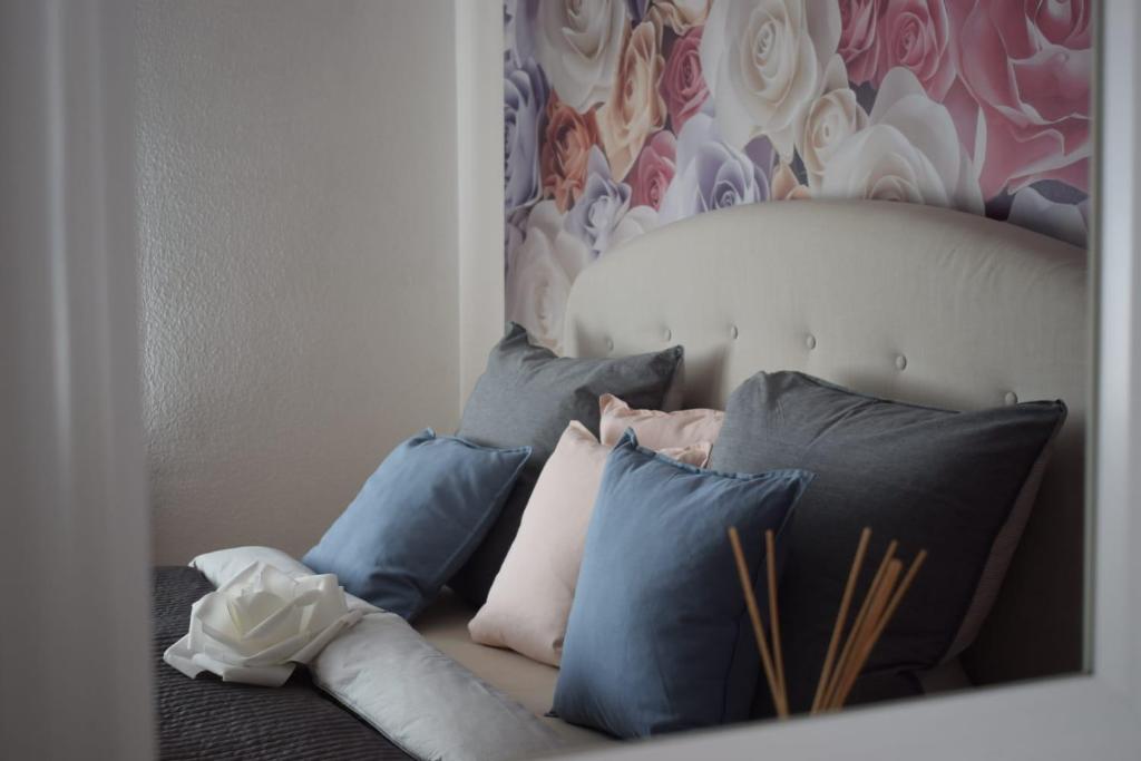 Postel nebo postele na pokoji v ubytování Apartment Rose Sasbachwalden