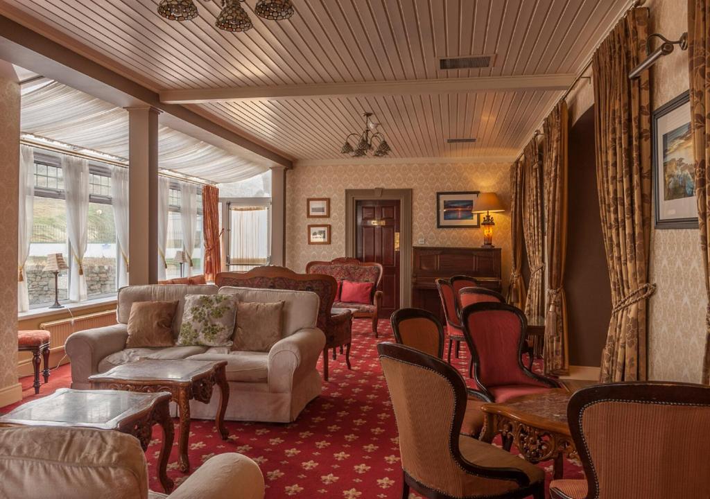 Posezení v ubytování Sandhouse Hotel