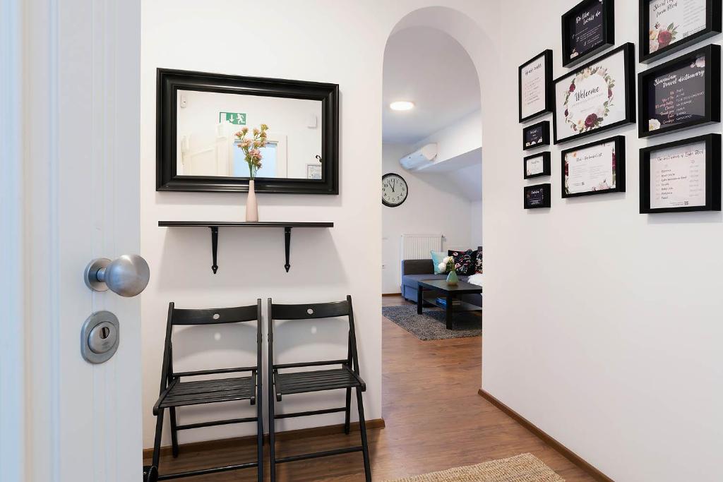 Posezení v ubytování Apartment Vila Pavlovski