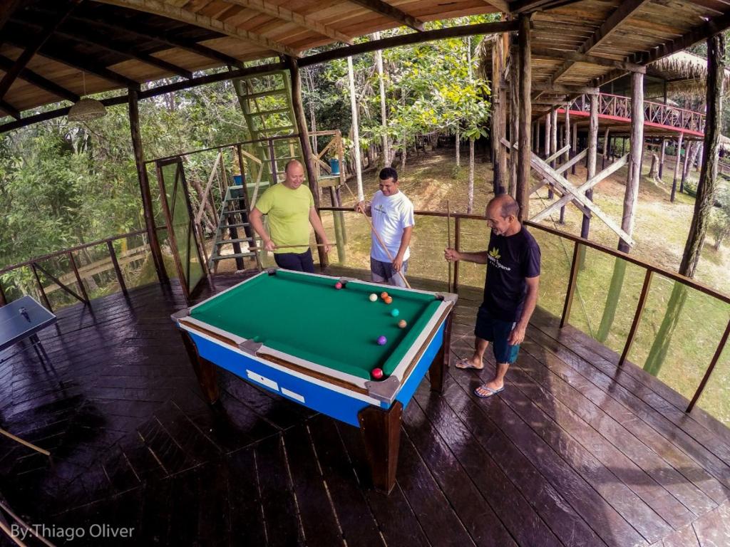 Gestir sem dvelja á Amazon Tupana Jungle Lodge