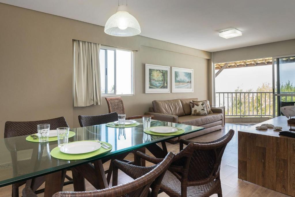  MRP301 Flat c/varanda 2 quartos praia Muro Alto