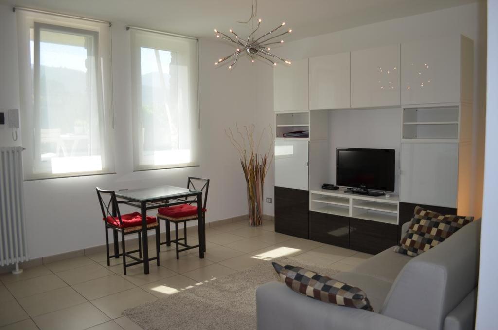 A television and/or entertainment centre at White Dream Spotorno