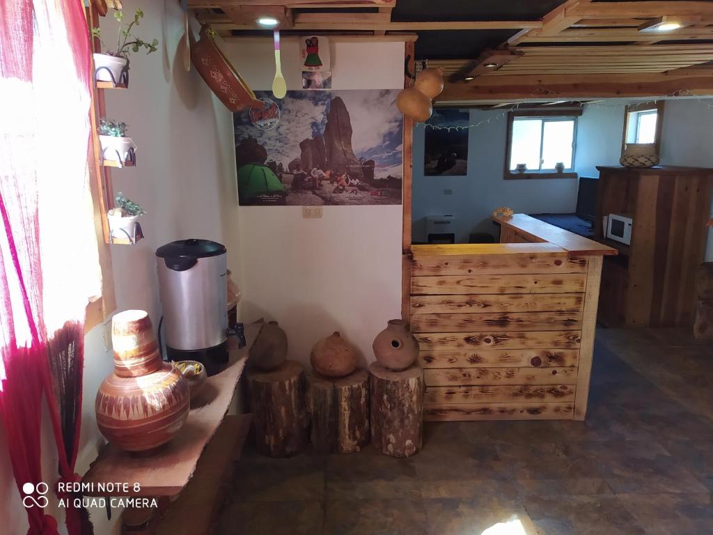 A kitchen or kitchenette at Las Herraduras
