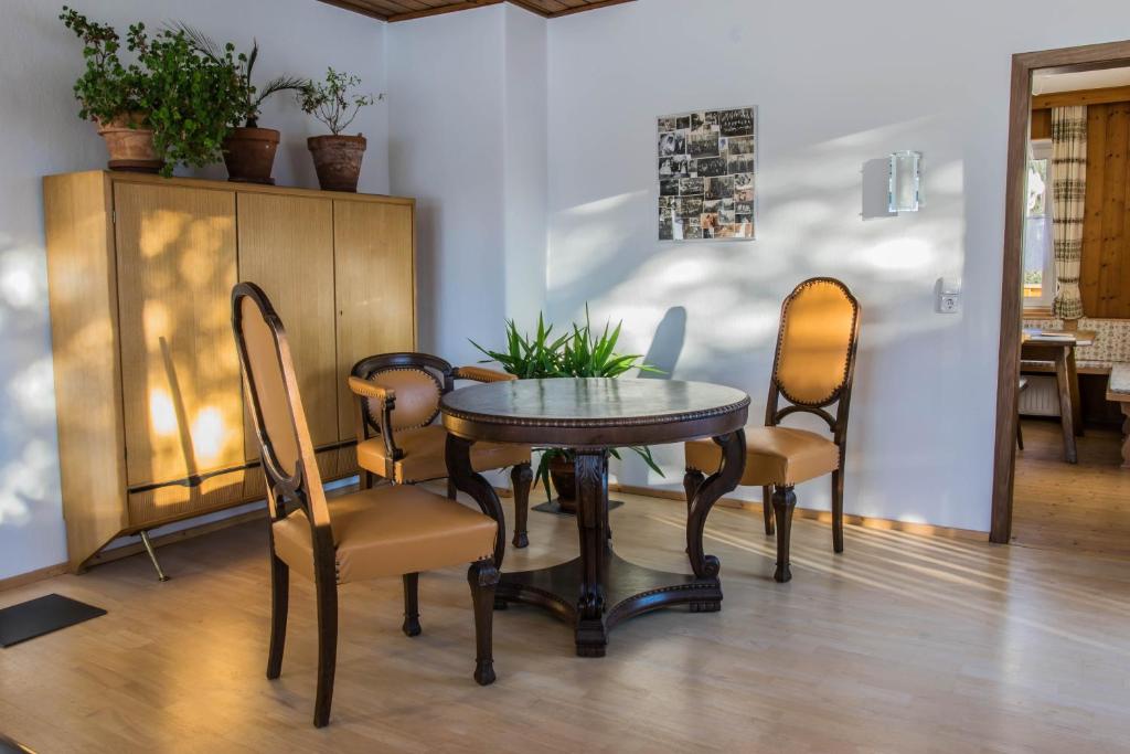Posezení v ubytování Ferienwohnung Keseberg