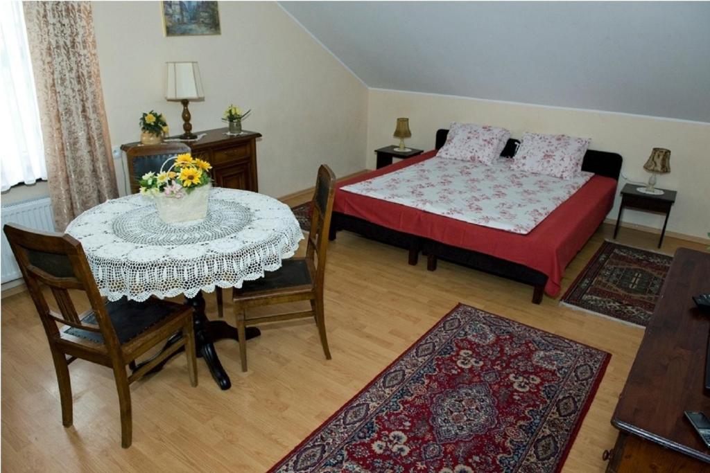 Postel nebo postele na pokoji v ubytování Willa Aida