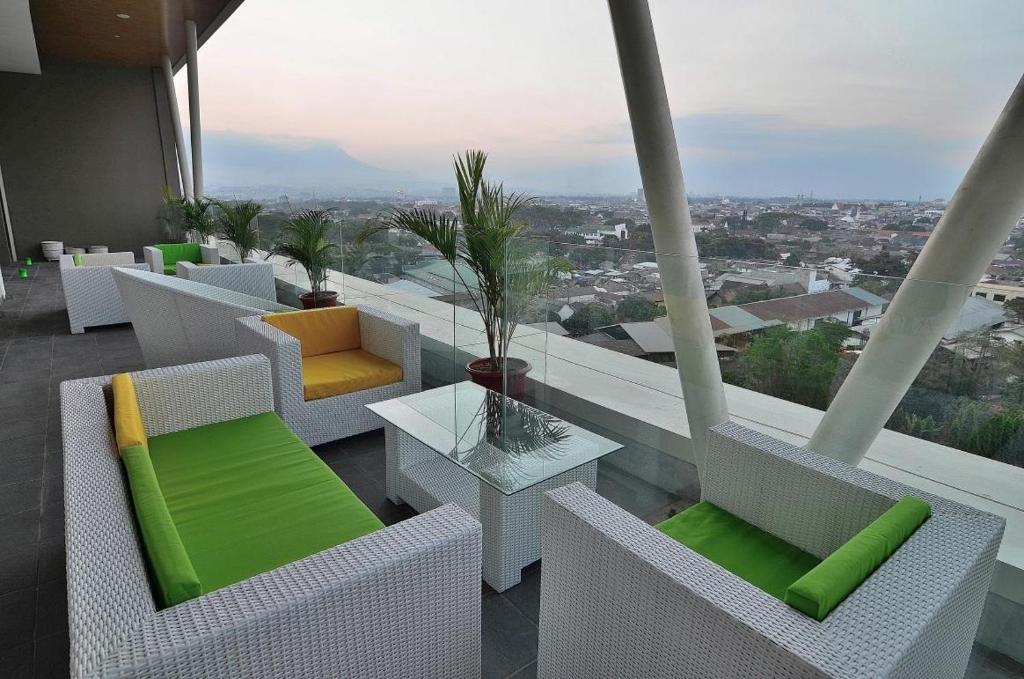 Balkón nebo terasa v ubytování Ascent Premiere Hotel and Convention