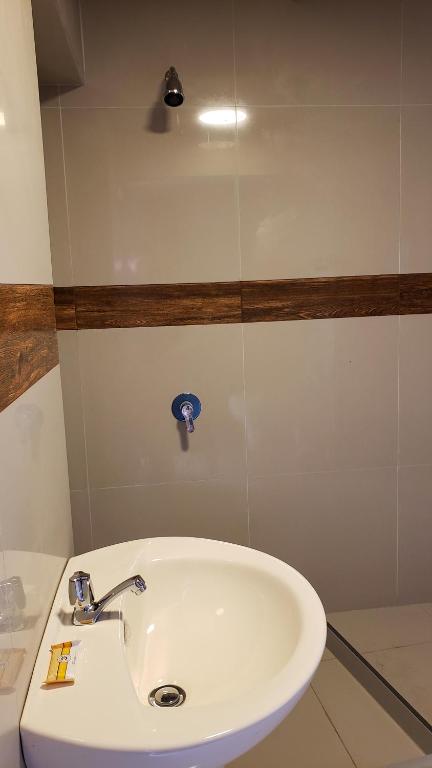 Koupelna v ubytování La Cabaña Hotel