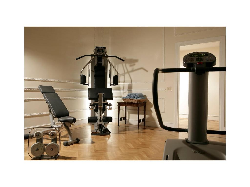 Fitness centrum a/nebo fitness zařízení v ubytování Hotel Quirinale
