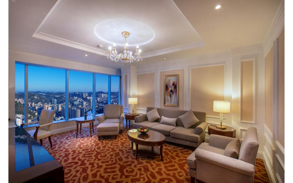 Posezení v ubytování Kempinski Hotel Guiyang