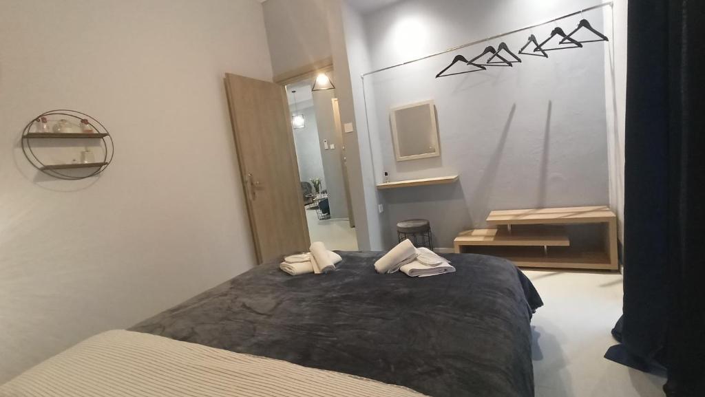 Postel nebo postele na pokoji v ubytování Deppy's Apartments
