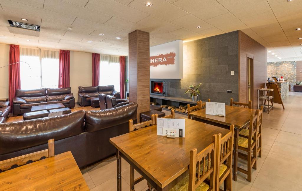 Posezení v ubytování Hostal Trainera