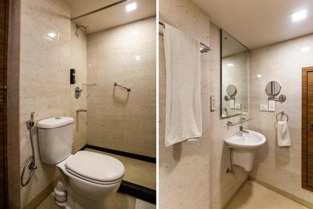 Koupelna v ubytování Peerless Hotel Durgapur