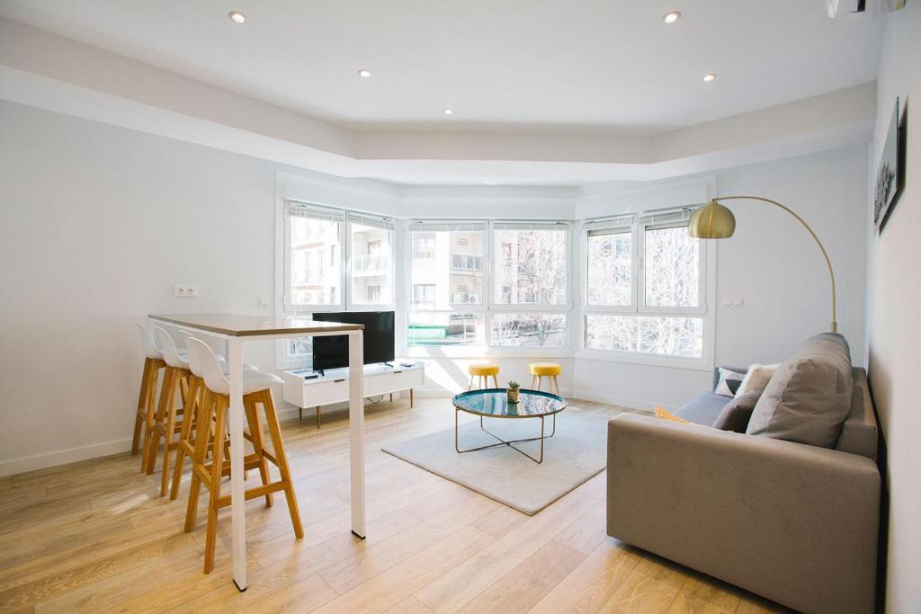 Posezení v ubytování Apartamentos San Marcial 28