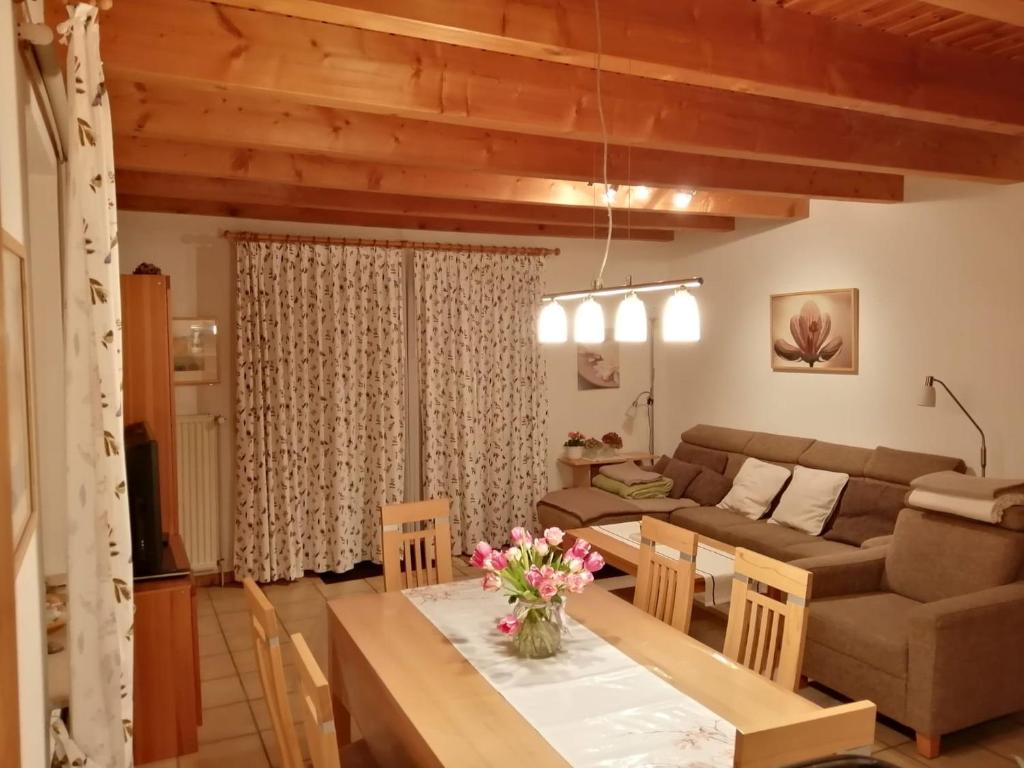 Posezení v ubytování Ferienhaus Hooksiel