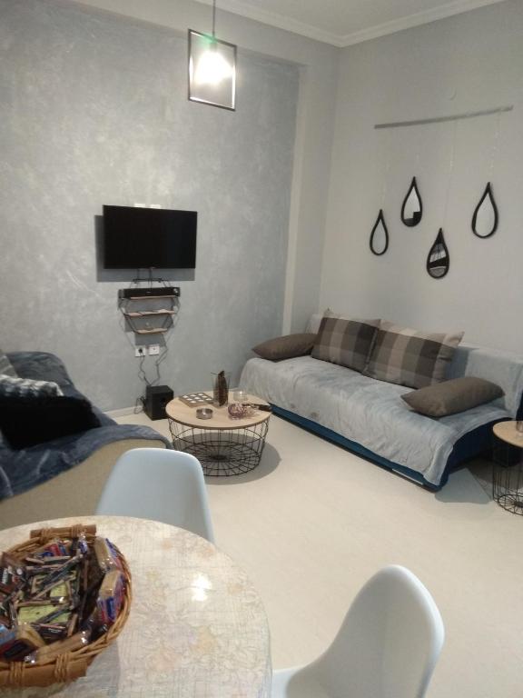 TV a/nebo společenská místnost v ubytování Deppy's Apartments