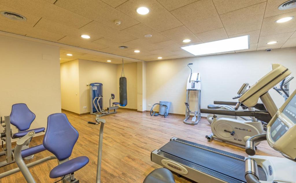 The fitness centre and/or fitness facilities at Apartaments Trainera