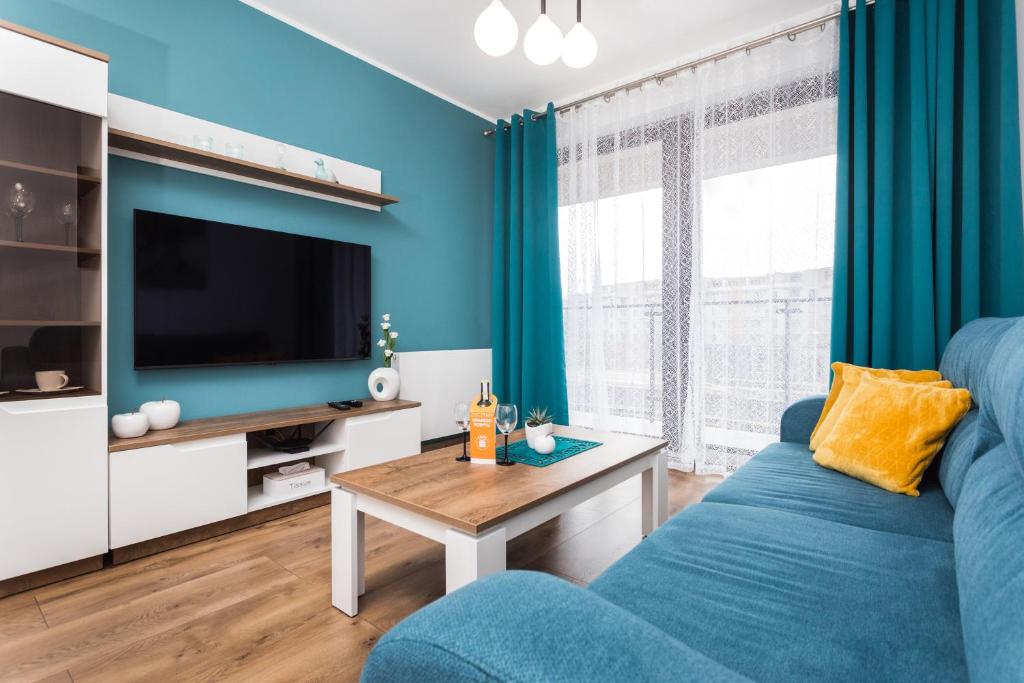 Televízia a/alebo spoločenská miestnosť v ubytovaní City of the Kings - Wolf Apartment
