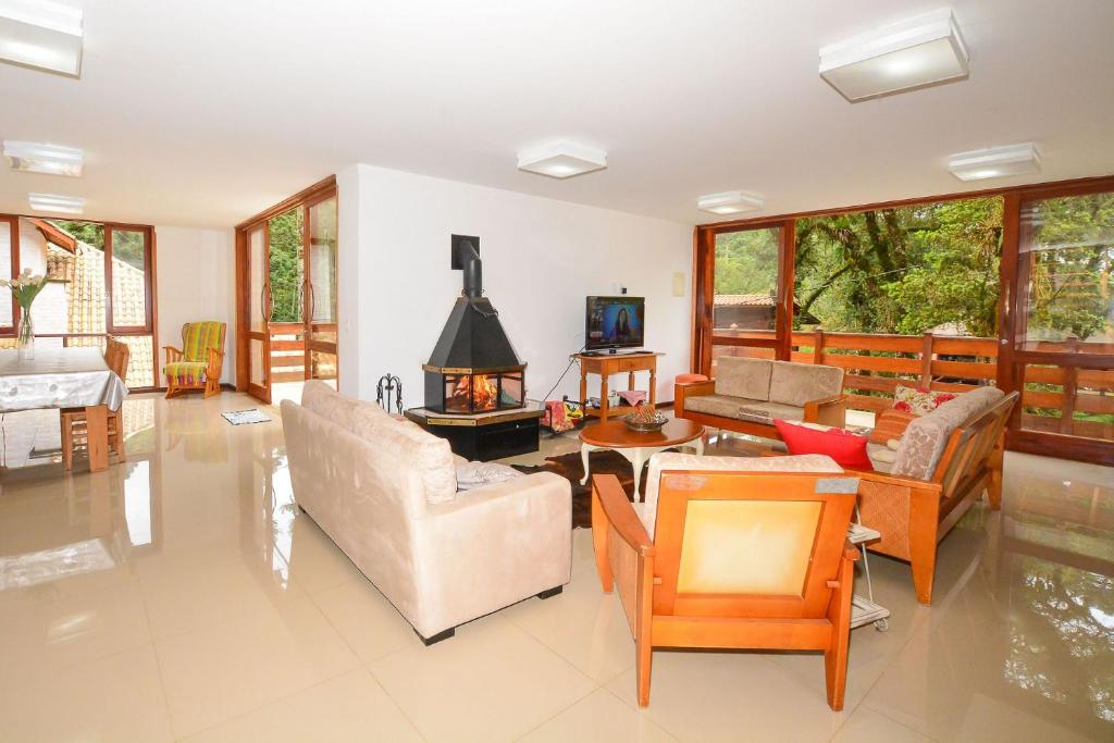  Casa Aldeota - Aconchegante e espaçosa casa em Monte Verde
