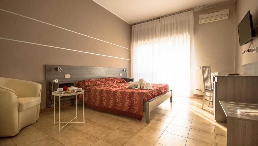 TV a/nebo společenská místnost v ubytování Hotel Palatinum