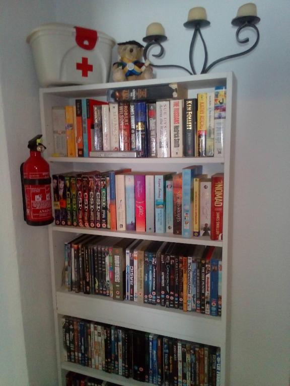 The library in the holiday home