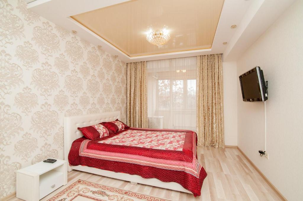 Кровать или кровати в номере Lia*s Deluxe Apartment in the Center