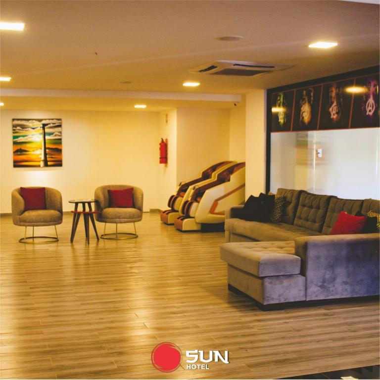 Posezení v ubytování Hotel Sun