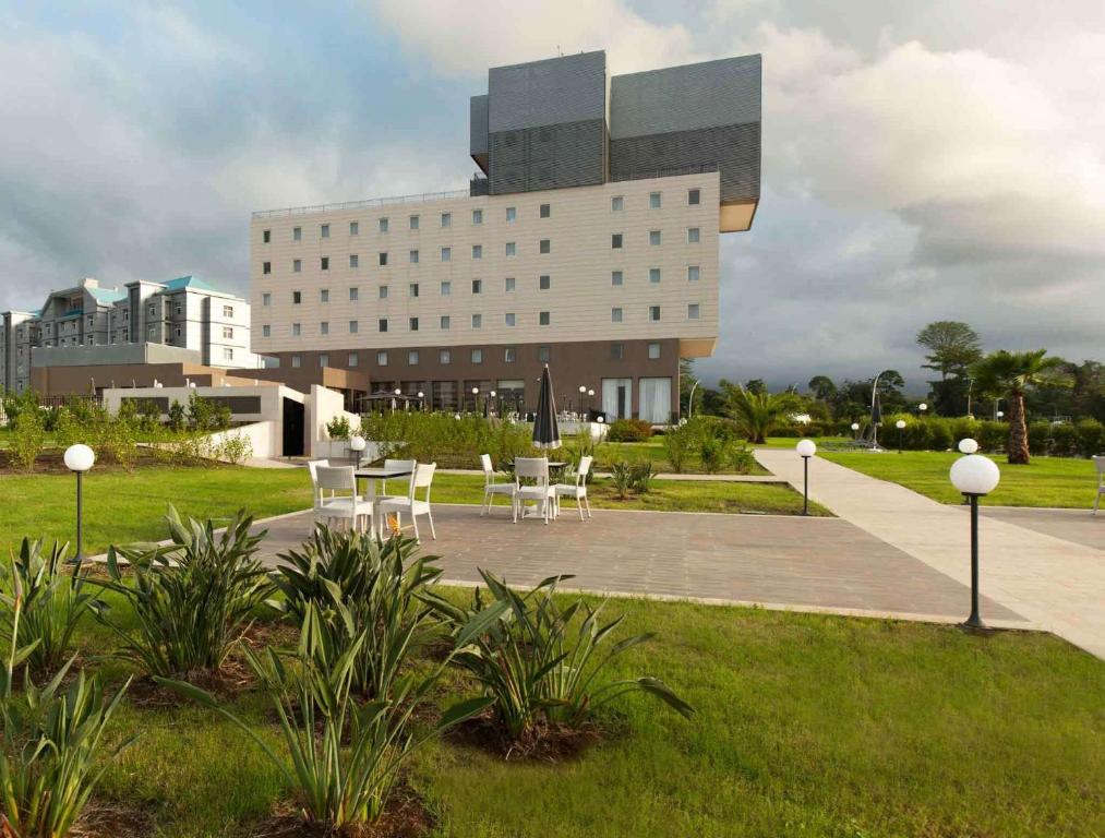 Zahrada ubytování Ibis Malabo