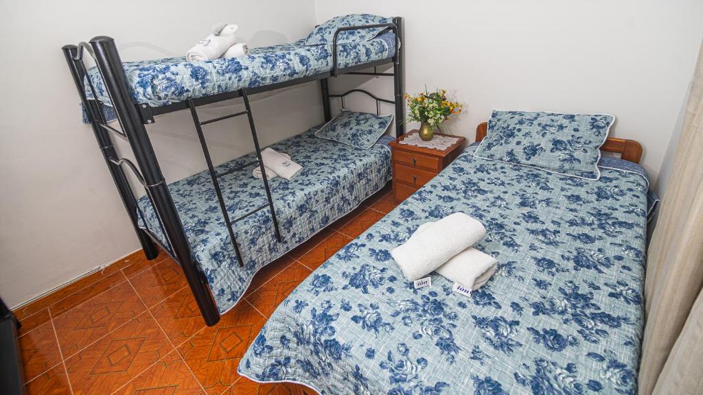 Postel nebo postele na pokoji v ubytování Vivienda Turística "El Coronel"
