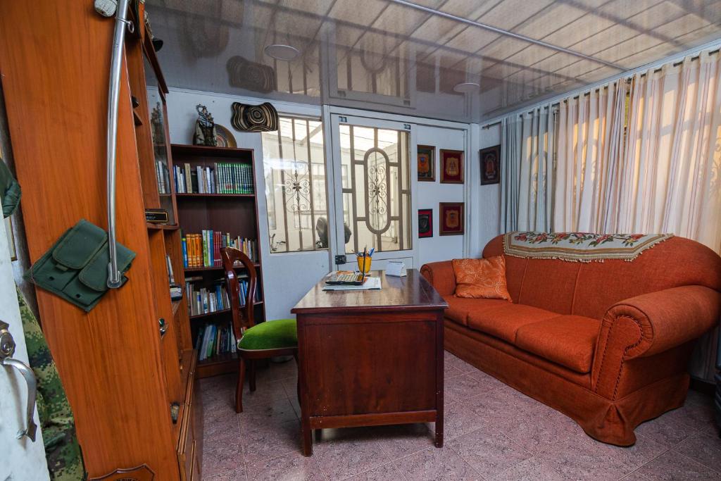 Posezení v ubytování Vivienda Turística "El Coronel"