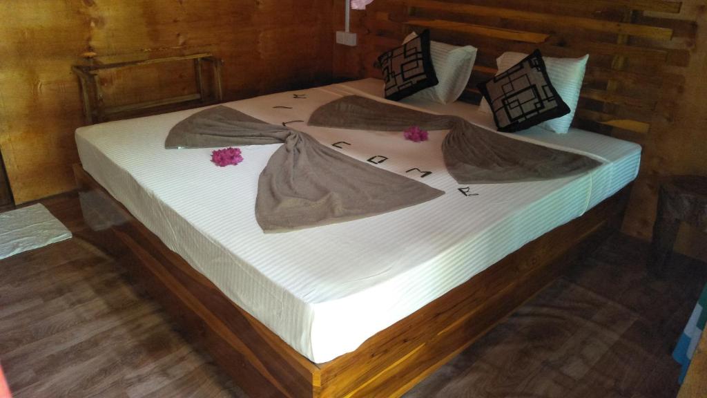 Postel nebo postele na pokoji v ubytování Shan Home Stay Sigiriya